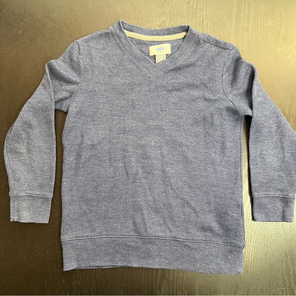 Old Navy Blue Crew Neck Sweater Long Sleeves
